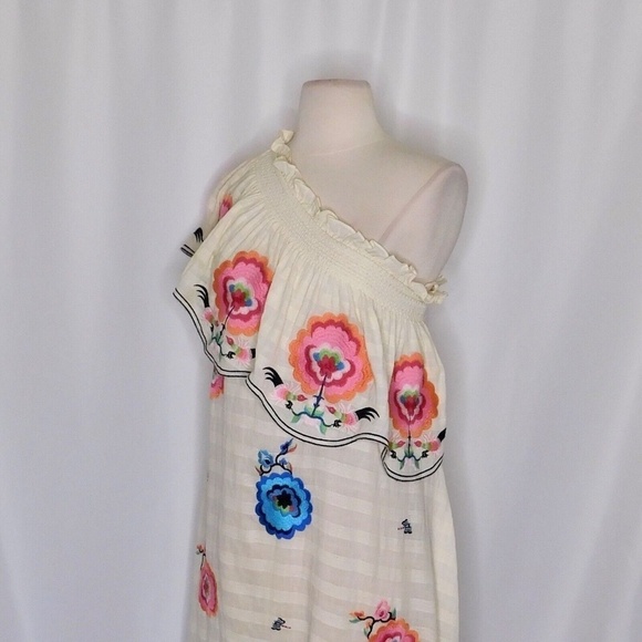 NWT!! Anthropologie PLENTY by TRACY REESE Floral Embroidered Dress X-Small - Picture 8 of 15